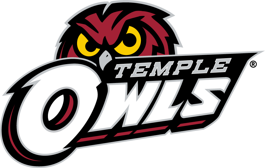 Temple Owls 2017-2020 Alternate Logo iron on transfers for T-shirts